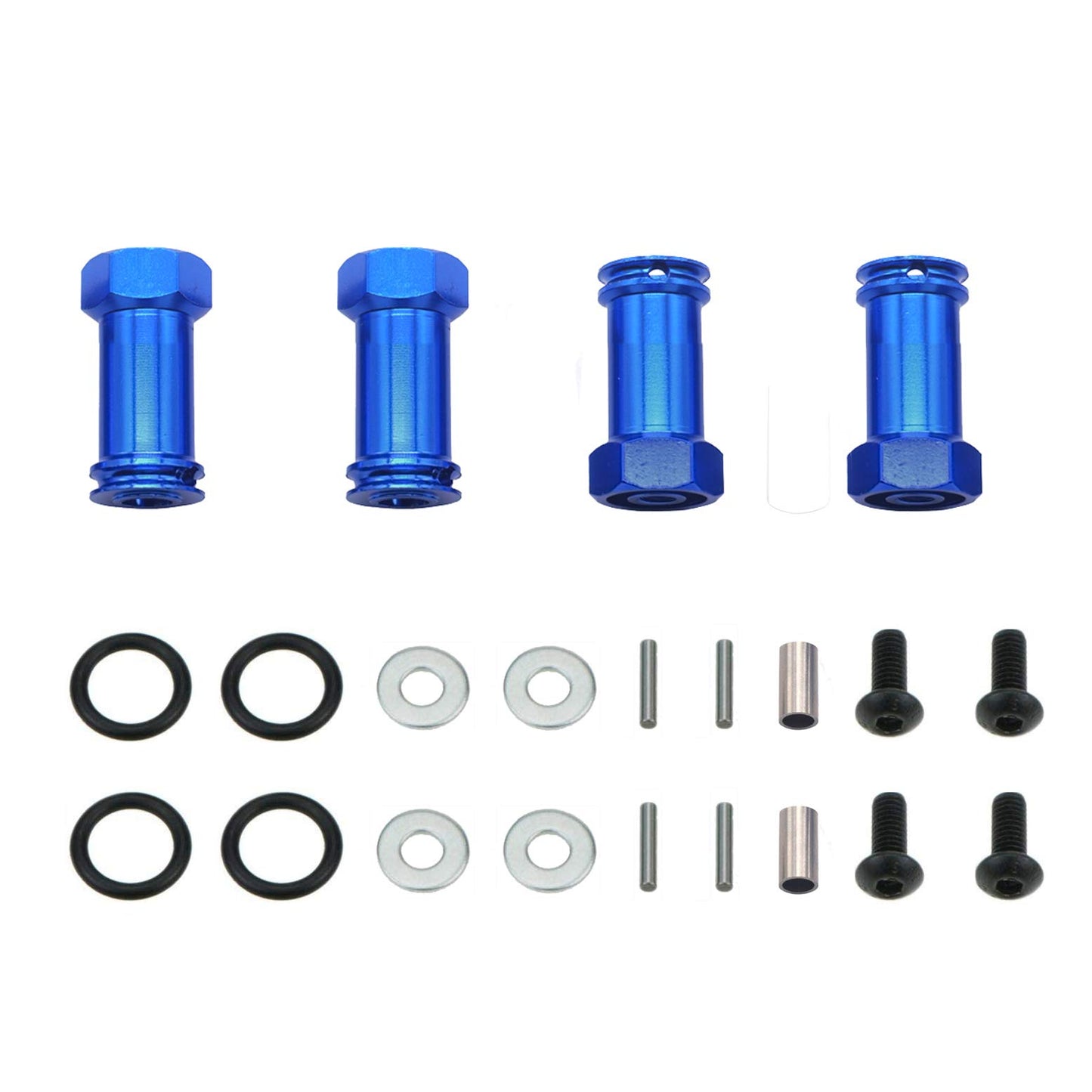 Share Goo Aluminum 12mm Wheel Hex Hub Adapters 25mm/30mm Extension Longer Combiner Compatible with Traxxas Slash 4x4 HQ 727 5807