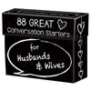 Christian Art Gifts 88 Great Conversation Starters For Husbands And Wives “ Romantic Card Game For Married Couples “ Christian Games, Communication & Marriage Help, Fun Anniversary Or Wedding Gifts