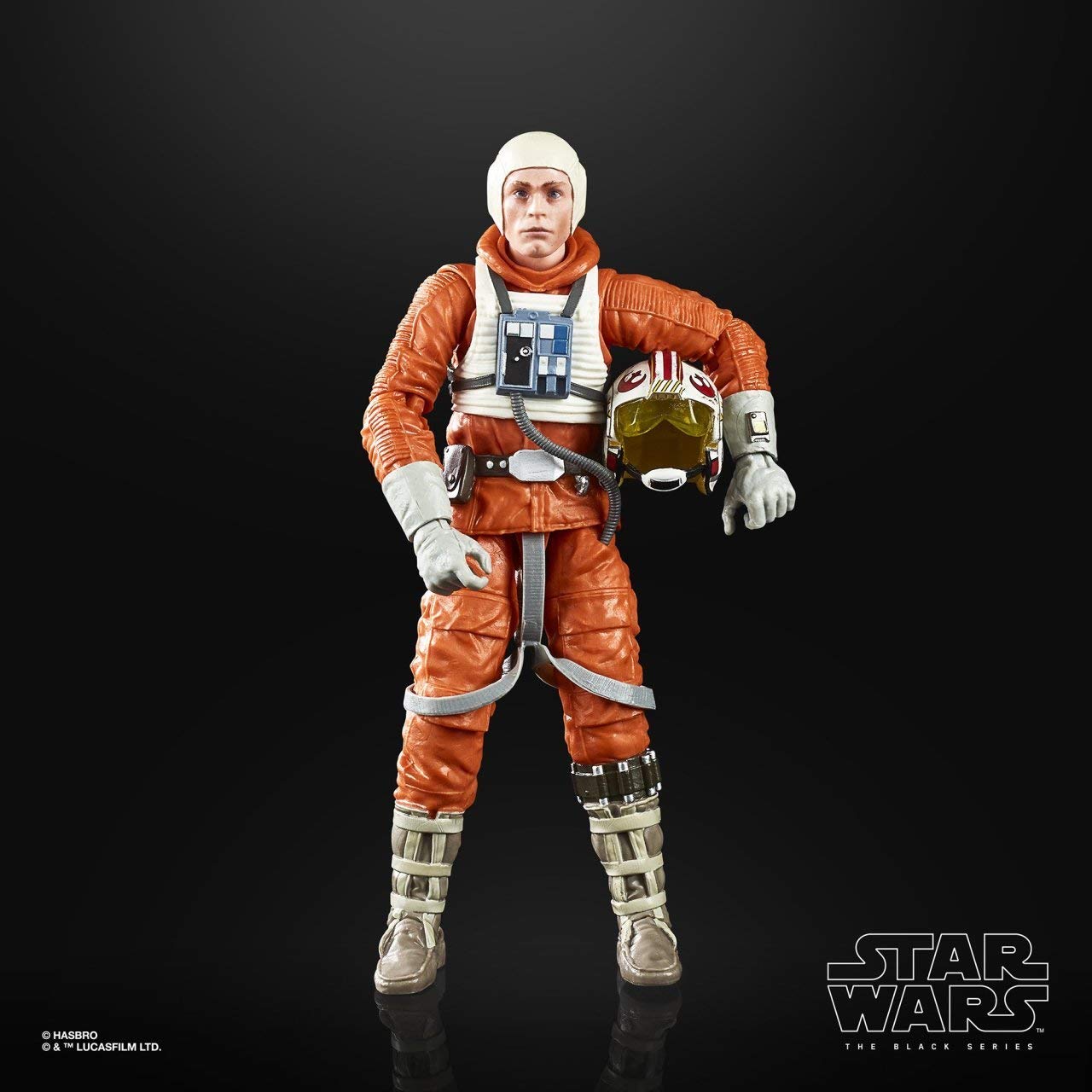 STAR WARS The Black Series Luke Skywalker 6-inch Figure, Snowspeeder Variant, Plastic, E90525X0, 40th Anniversary Collectible