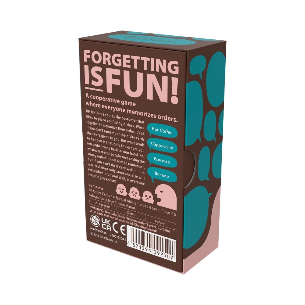 Oink Games Order Overload: Café - Cooperative Japanese Memory Game | Perfect Stocking Stuffer & Secret Santa Gift | Work Together In A Fun Café Simulation | Ages 6+