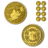 Nlr Fun Tooth Fairy Coins Classic Tooth Fairy Golden Coins, Keepsake For Lost Tooth Kids (8 Pcs)