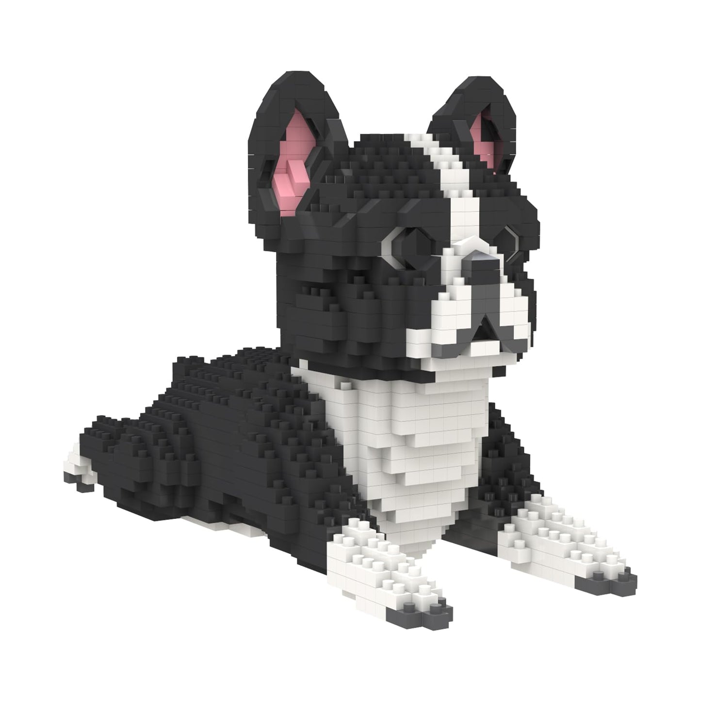 Larcele Micro Dog Building Blocks Mini Pet Building Toy Bricks, 812 Pieces Kljm-02(Boston Terrier)