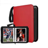 Mini Card Binder 1-Pocket - Super Lightweight Zipper Binder Holds 80+ Trading Cards Top Loading Collectible Album for TCG MTG Sports & Game Cards Portable Gift for Girls & Collectors (Red)