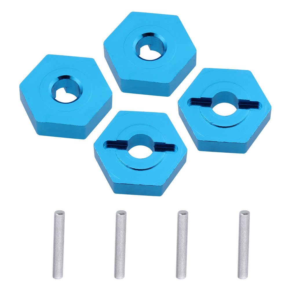 Hobbypark 7mm to 12mm Aluminum Wheel Hex Convert Adapter Hub 1/18 Turn 1/10 for Wltoys A949 A959 A969 A979 K929 RC Car Upgrade P