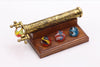Brass Large Marble Scope Kaleidoscope With Four Interchangeable Glass Marble Solid Ached Brass Surface Kaleidoscope With Hardwoo