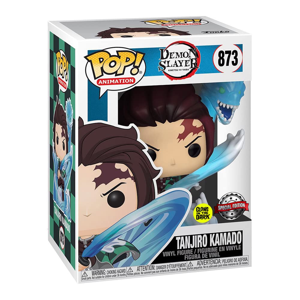 Pop! Animation: Demon Slayer - Tanjiro With Dragon (Exclusive) (Glow In The Dark)