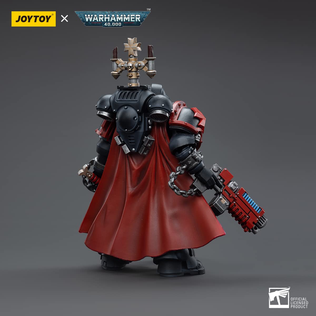 malt-inspiredISE JOYTOY 1/18 Action Figures - Warhammer 40 000 Black Templars decorative replica blade Brethren Brother Lombast - 5 Classic Character Collectible Age 15 and Above