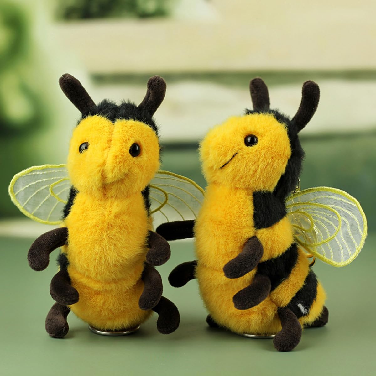 Cute Big Soft Plush Realistic Honey Bee Stuffed Animals Cushion Toy Doll, 6'' Bumblebee Plushie Toys Best Birthday Christmas Ann