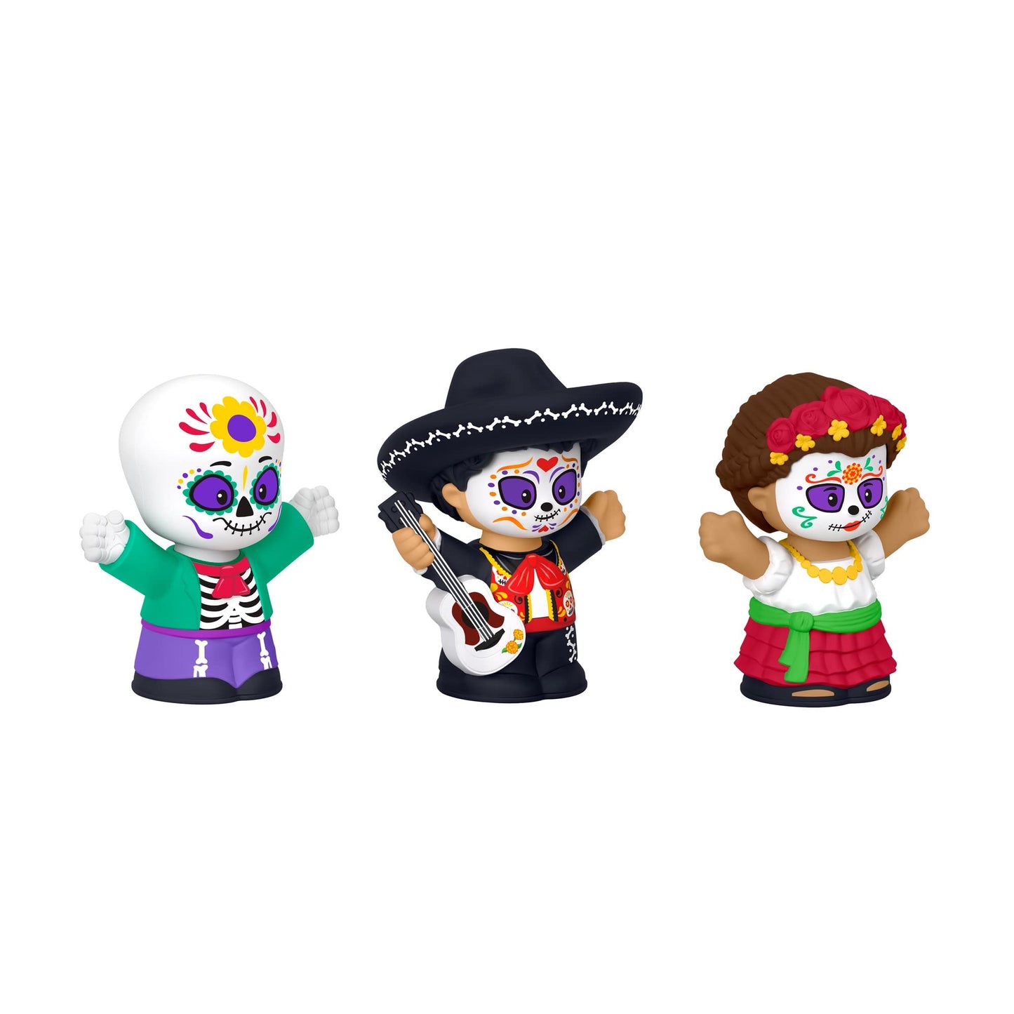 Little People Collector D  a de Muertos Special Edition Set in a Display Gift Package for Adults & Kids, 3 Figures (Pack of 4)