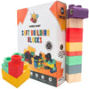 Large Soft Baby Toy Blocks For 6M And Toddlers, Giant 20-Pieces For Building Stacking Playing With Booklet, Gift, For 1 Year Old