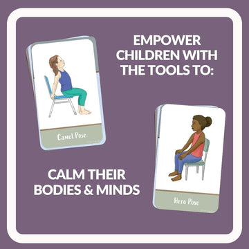 Chair Yoga Poses Cards For Kids: Movement Breaks Or Brain Breaks In Classroom, Homeschool, Play Therapy, Calm Corner, Or For Soc