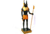 Ptc 11.88 Inch Gold And Black Color Egyptian Anubis Dog Standing Figurine
