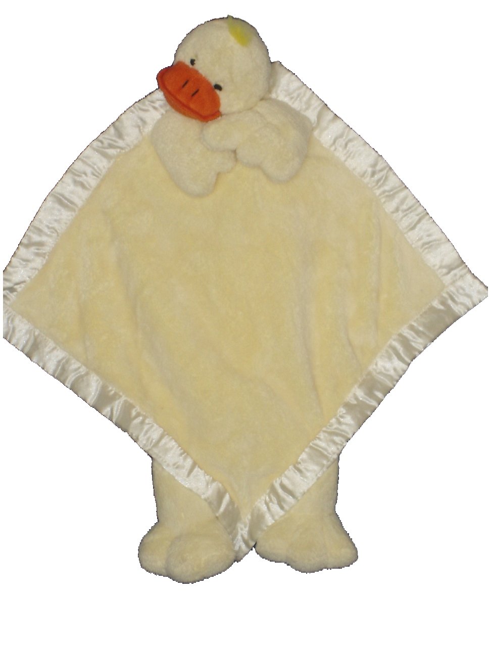 Ellis Baby Collection Security Blanket 15'' X 15'' Yellow Duck Lovie Bankie Toy