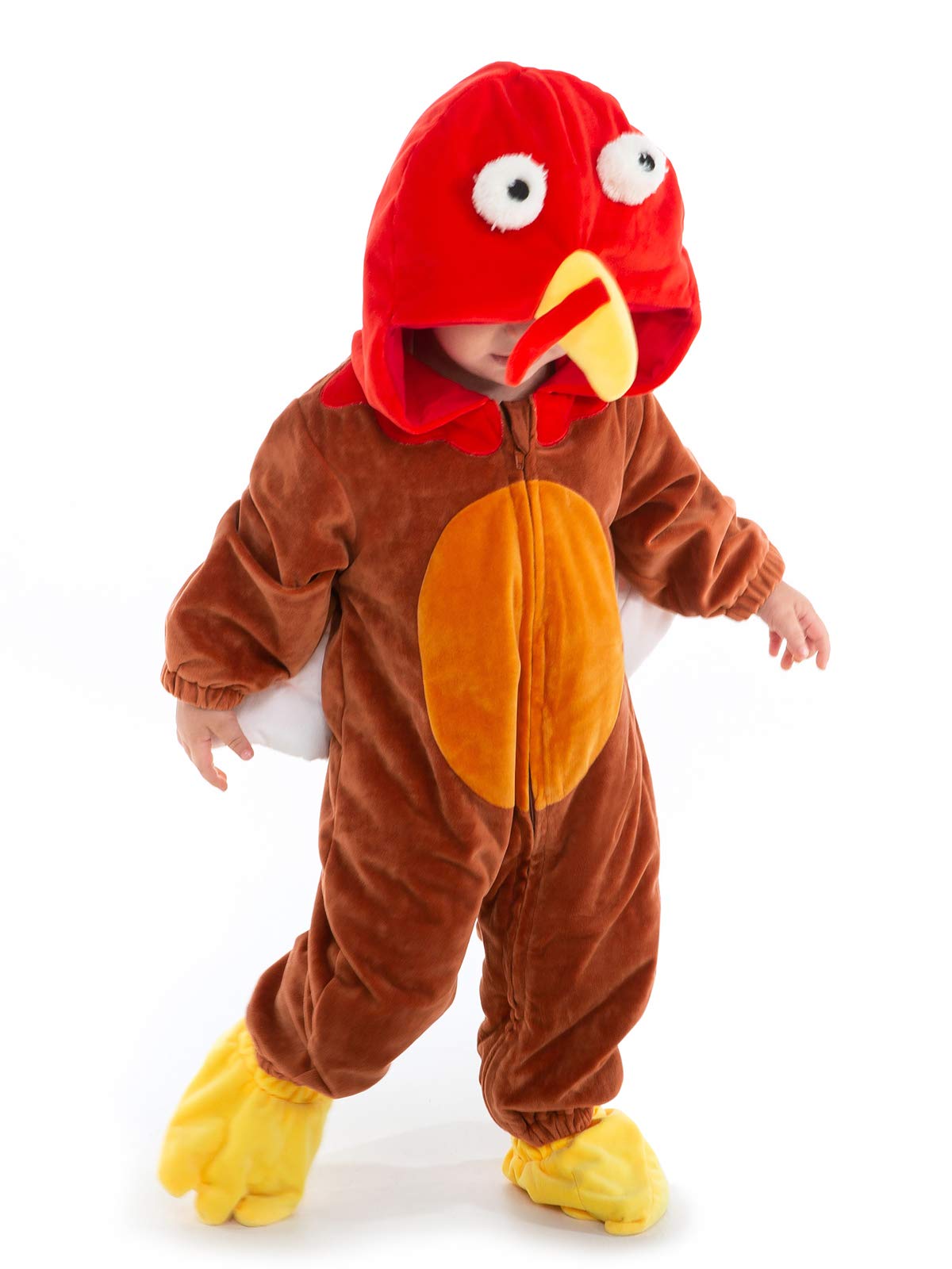 Hsctek Baby Turkey Costume, Infant Turkey Costume For Baby Boys Girls, Baby Thanksgiving Costume For Toddler Newborn 12-18Months