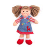 Bigjigs Toys Hattie Doll - Small Ragdoll Cuddly Toy