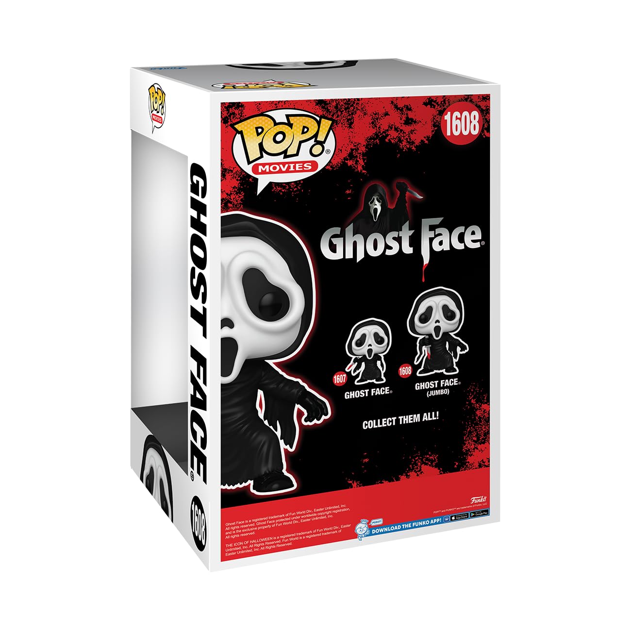 Funko POP! Jumbo Ghostface Collectible Vinyl Figure - Multicolor Horror Decor for Kids & Adults - Official Merchandise