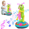 Children'S Electric Caterpillar Saxophone Musical Toys, Dancing Saxophone Caterpillar,Baby Sensory Toys With Led Lights For Todd