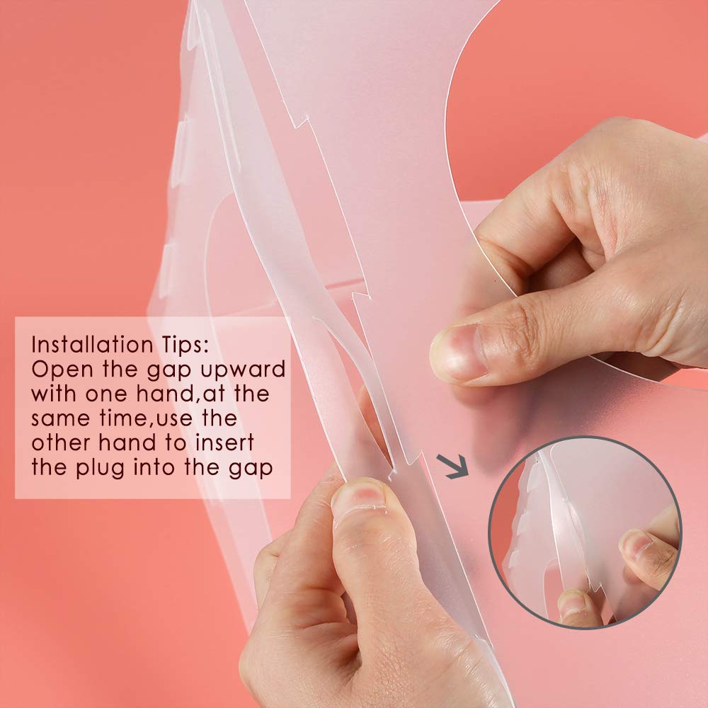 Auihiay 2-10 Inch Collapsible Plastic Balloon Sizer Box Cube, Balloon Size Measurement Tool For Balloon Decorations, Balloon Arches, Balloon Columns