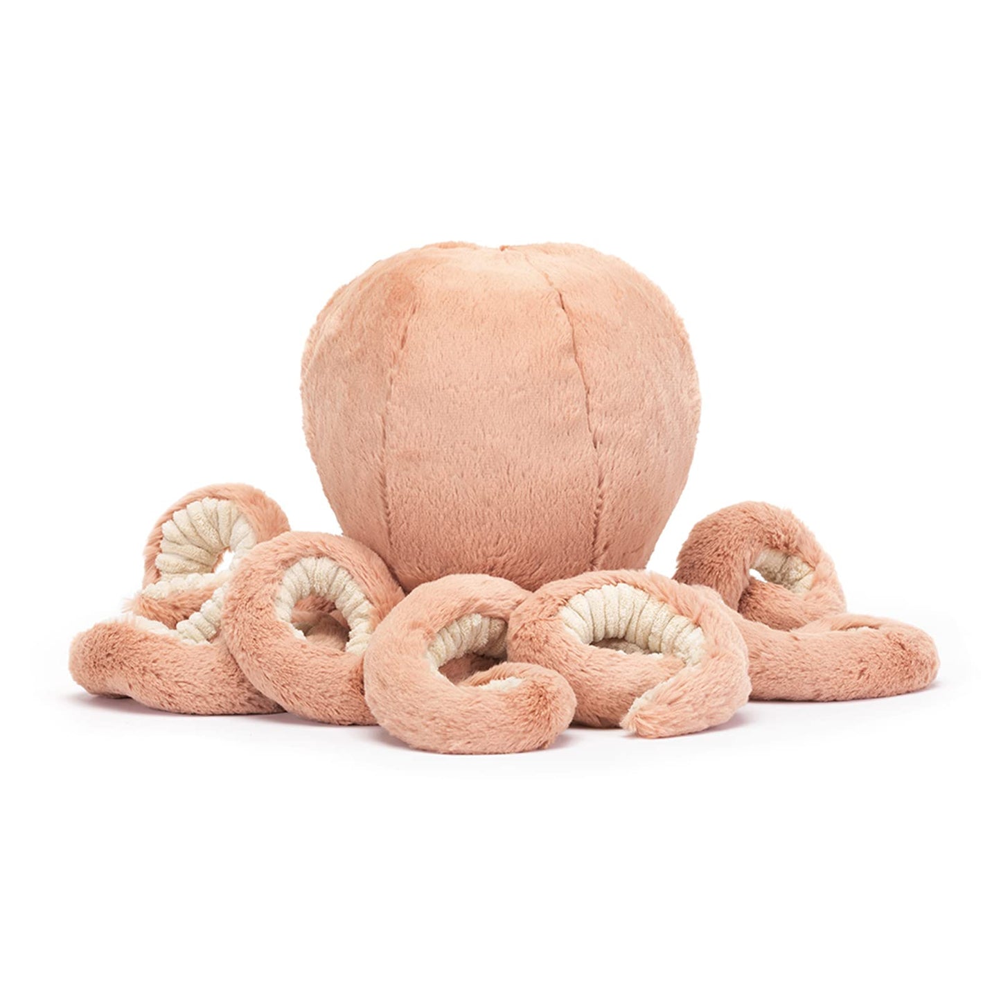 Jellycat Odell Octopus Stuffed Animal - Large 18.5 Brown Plush Toy for Kids - Perfect Ocean-Themed Gift