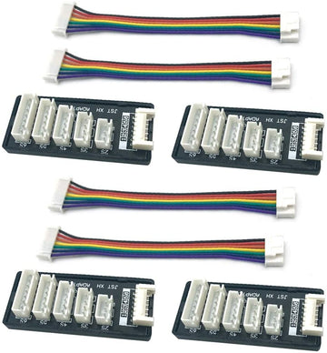 4pcs JST-XH Balance Board 2S-6S 3S Lipo Battery Charger Extend Expansion Board Adapter Converter for RC Vehicles Lipo Battery Ch