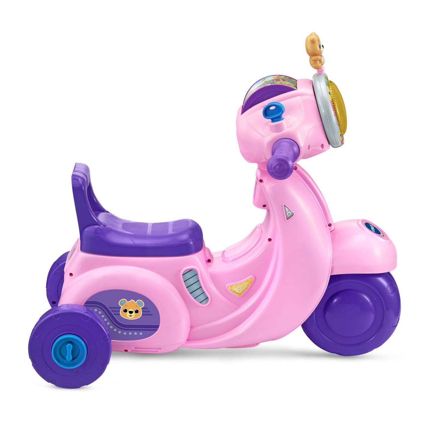 Vtech 2-In-1 Map And Go Scooter For Toddlers, Pink