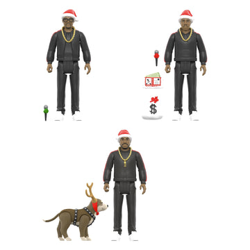 Super7 Run Dmc Christmas In Hollis - (3-Pack) 3.75' Run-Dmc Action Figures With Accessories Hip Hop Collectibles And Retro Toys