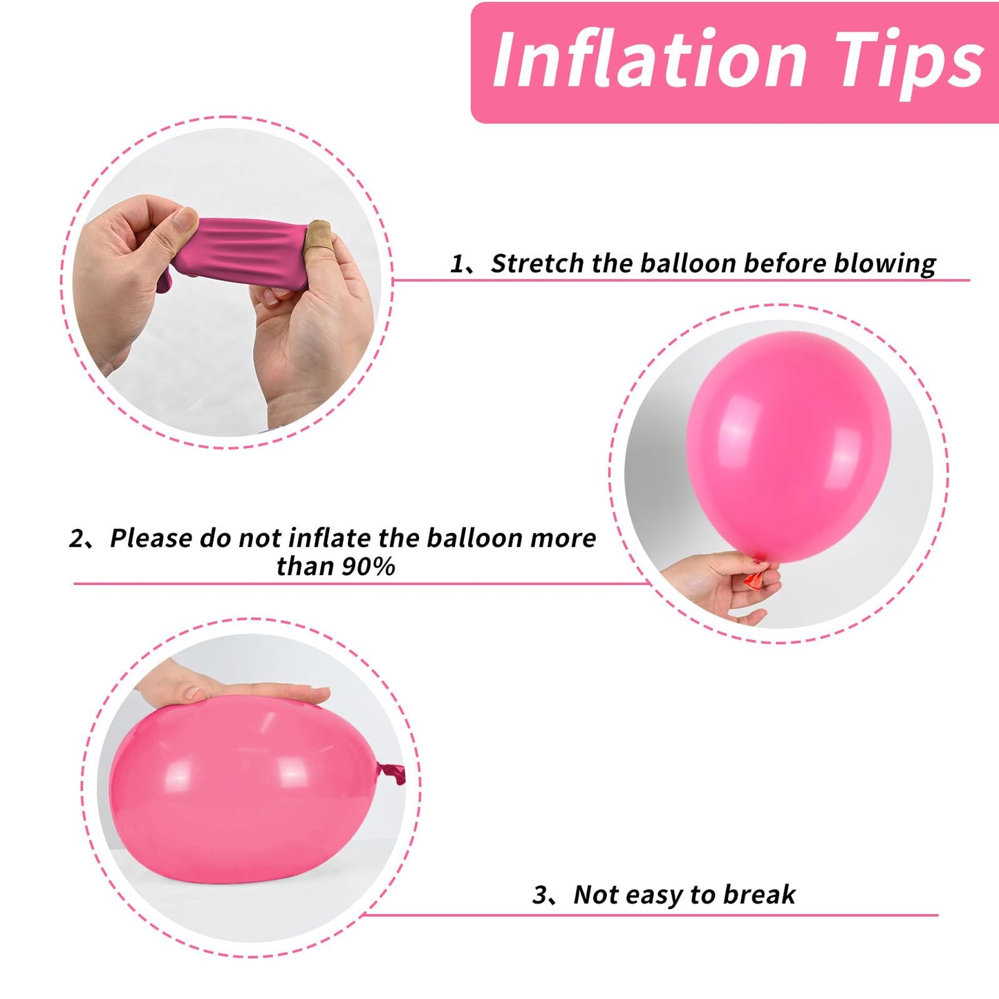 Pink Balloon Garland Arch Kit, Hot Pink Silver Balloon Arch With Disco And Bow Foil Balloon For Theme Party Girl Birthday Party Baby Shower Princess Decorations