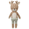 Cuddle + Kind Elliott The Fawn Regular 20'' Hand-Knit Doll - 1 Doll = 10 Meals, Fair Trade, Heirloom Quality, Handcrafted In Per