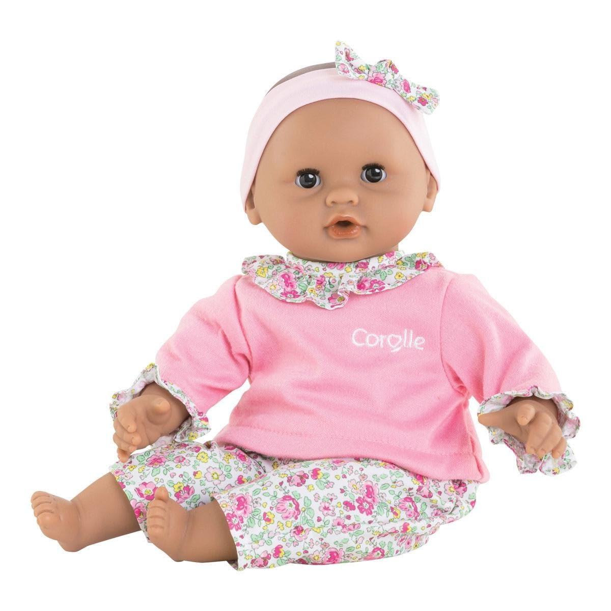 Corolle Bébé Calin Maria Baby Doll - 12' Soft-Body With Sleeping Eyes That Open And Close, Vanilla-Scented - Mon Premier Poupon Collection For Kids Ages 18 Months And Up