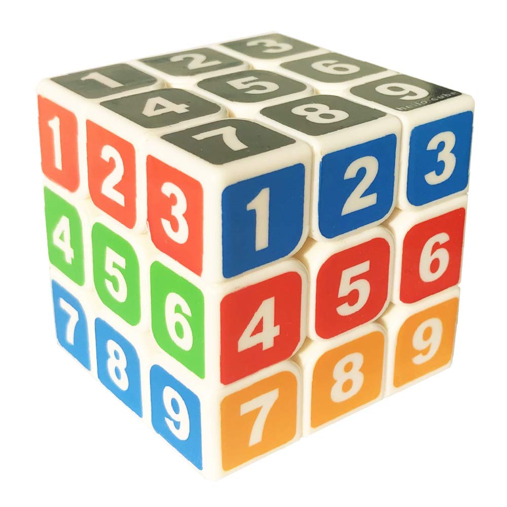 Goodcube Sudoku 3X3 Magic Cube Stickerless 3X3X3 Number Speed Cube Puzzle