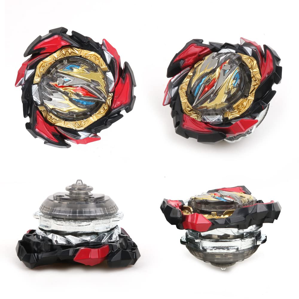 Bey Battling Top Burst Tops Toy Set Toy Gift For Children Boys Ages 6 8 10 12+ Combat Battling Game 6 Burst Spinning Tops 2 Two Way Launchers Grip Starter
