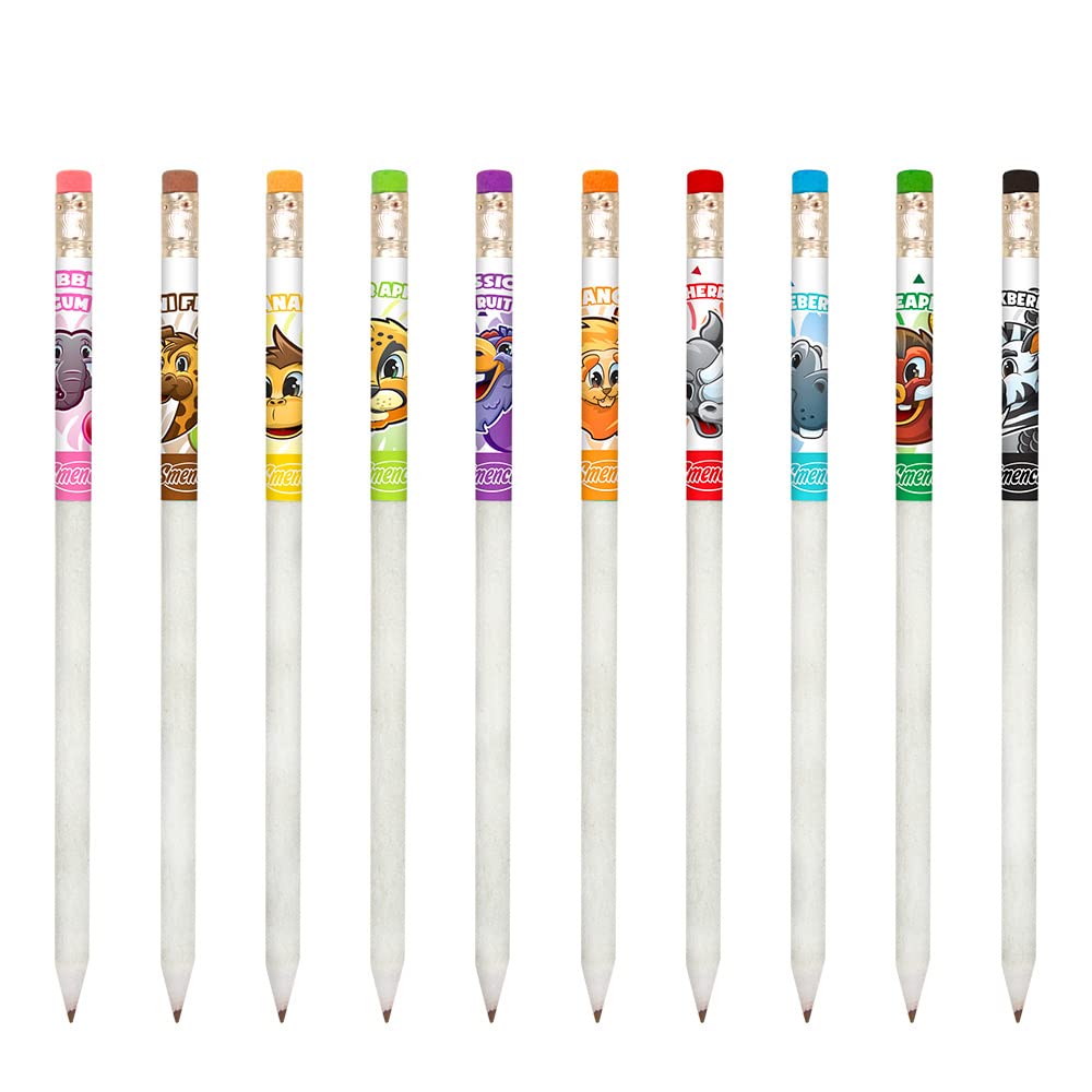 Safari Smencils Cylinder - Hb #2 Scented Pencils, 50 Count, Gifts For Kids, Classroom Rewards, Party Favors, Stuffers