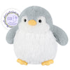 SuzziPals Heatable & Coolable Penguin Plush Toy, Gray, Microwavable Stuffed Animal for Soothing Relaxation, Model PALS-47