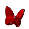 Rotroyce Butterfly Crystal Figurines, Crystal Butterfly Ornament, Glass Butterfly Ornament For Wedding Christmas Party Decor, Crystal Animal Collectible For Butterfly Enthusiasts And Collectors (Red)
