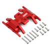 INJORA RC Skid Plate for Axial SCX24 Bronco Gladiator Deadbolt C10 Upgrades Parts 1/24 RC Crawler(Red)