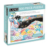 Lang Grandma'S Quilt Cat 500 Piece Jigsaw Puzzle