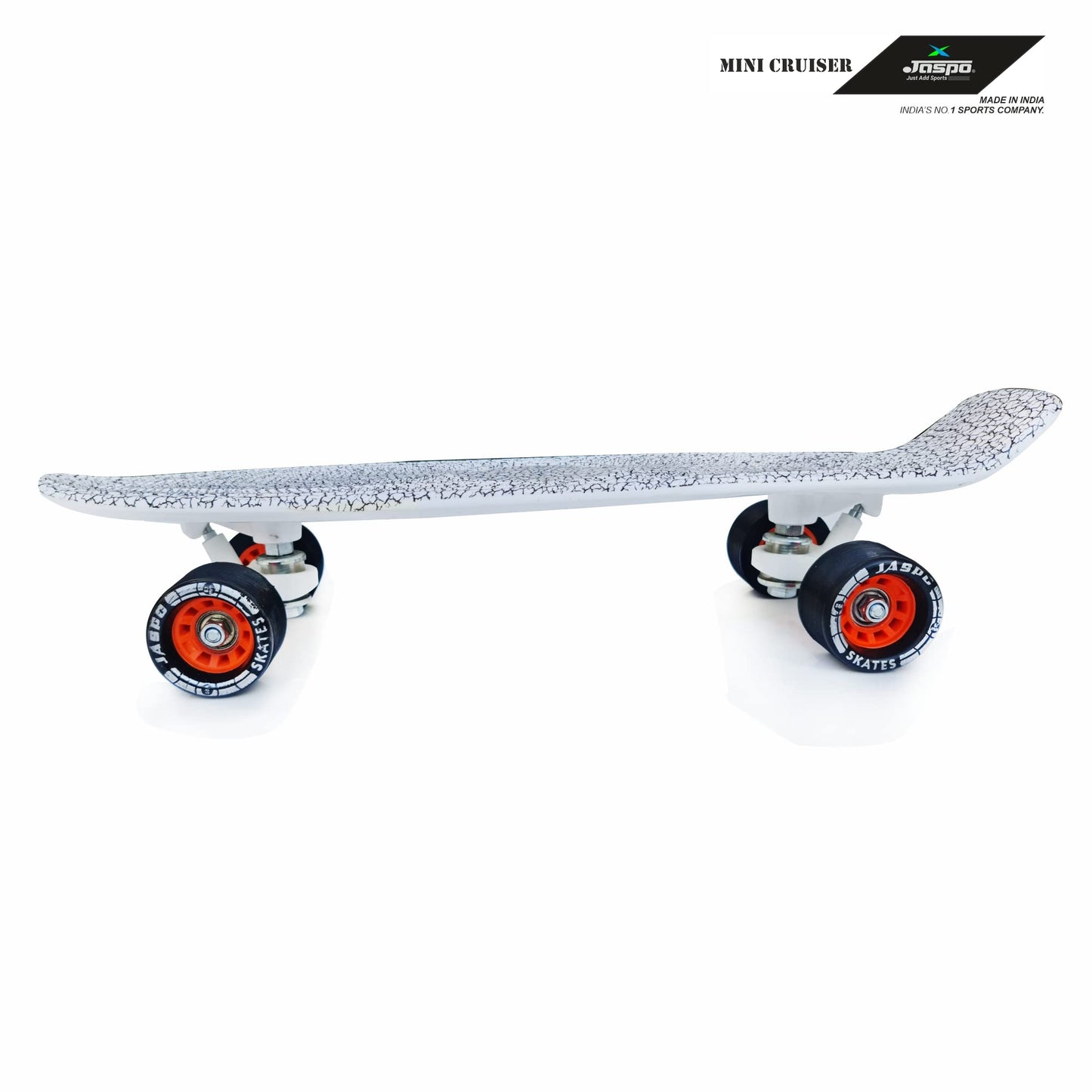 jaspo Polypropylene Penny Skateboard Casterboard Fishboard Cruiser Fibre Skateboard (22X5.5 Inches) Suitable Upto 10 Years (Crys