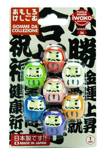 Iwako Japanese Daruma Eraser Set (38319)