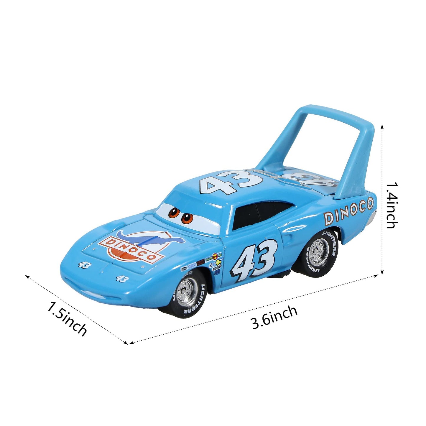 Movie Car 1:55 Diecast Vehicles Diecast Vehicle Toys Set for Boy Gifts (2PCS)