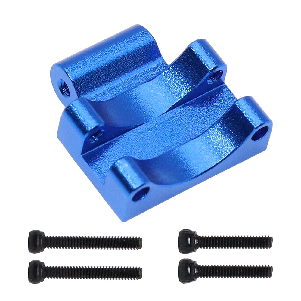 GTHELE Aluminum Rear Axle Truss Upper Link Mount for Axial SCX24 C10 JLU Gladiator Bronco Upgrade Part (Dark Blue)