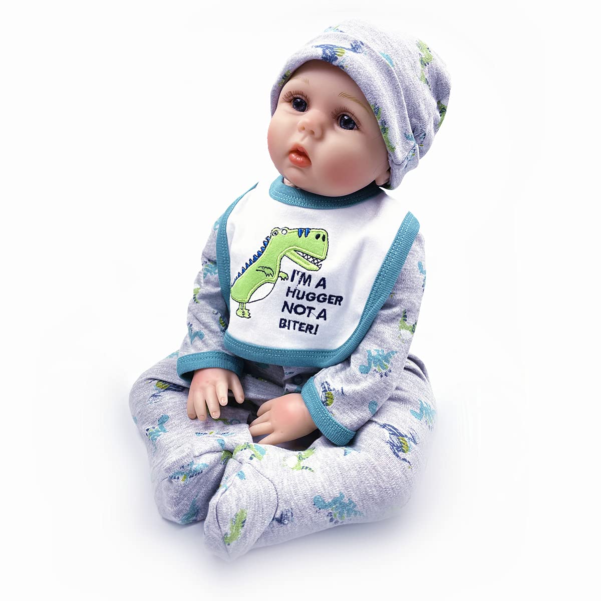 Reborn Baby Doll Clothes Boy 22 Inch Accesories Outfits 5 Piece Set For 20-22 Inch Reborns Doll Newborn Baby Boy Doll Clothing