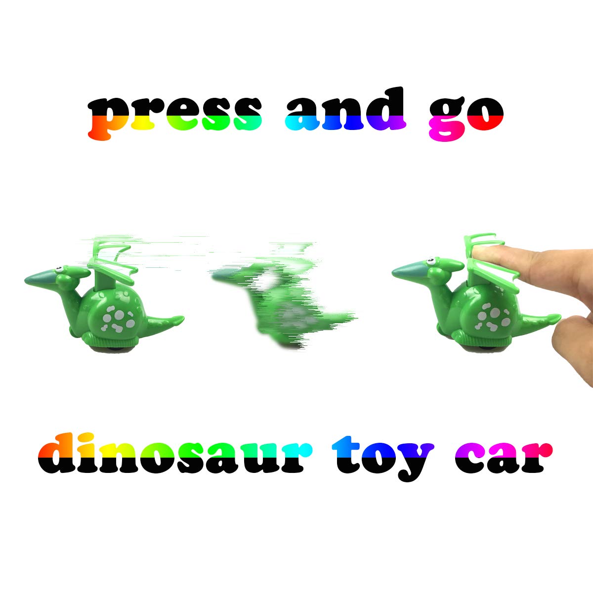 Jofan 4 Pack Dinosaur Toys Press And Go Dinosaur Cars Wind Up Toys For Kids Boys Girls Toddlers Christmas Stocking Stuffers Party Favors Gifts