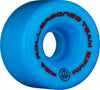 Rollerbones Team Logo 98A Recreational Roller Skate Wheels (Set Of 8), Blue, 57Mm