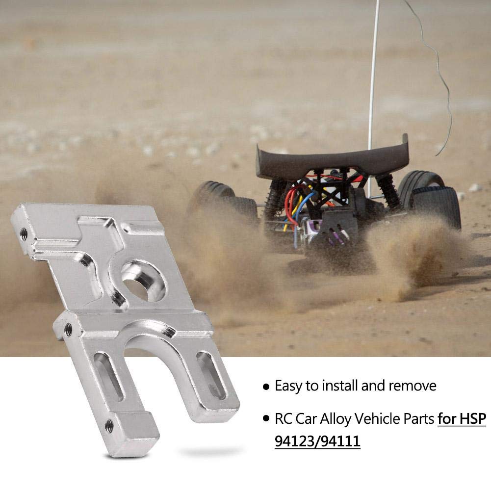 Dilwe RC Car Motor Mount, Alloy Vehicle Part for HSP 94123/94111