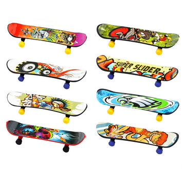 Finduat Mini Fingerboards Finger Skateboard Toy, Creative Fingertips Movement Party Favors Novelty Toys For Kids Party Supplies Props Decoration(20 Pack, Random Color)