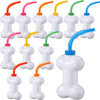 Eaasty Dog Bone Cups With Straws And Lids 10Oz Party Supplies Dog Puppy Party Favor Cups Plastic Reusable Dog Bone Shaped Cups S