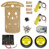 Primerobotics Ct-Ps-2Wdkit 2Wd Smart Robot Bot With Chassis, Bo Motor, Wheels, Clamps, Speed Encoder, Battery Box, Switch - Diy