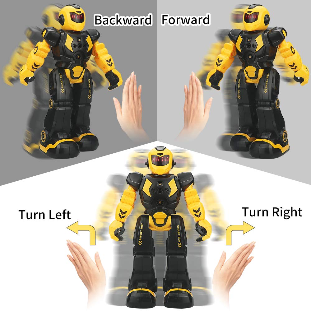 Remote Control Robot for Kids, Intelligent Programmable Robot with Infrared Controller Toys, Dancing, Singing, Moonwalking and L