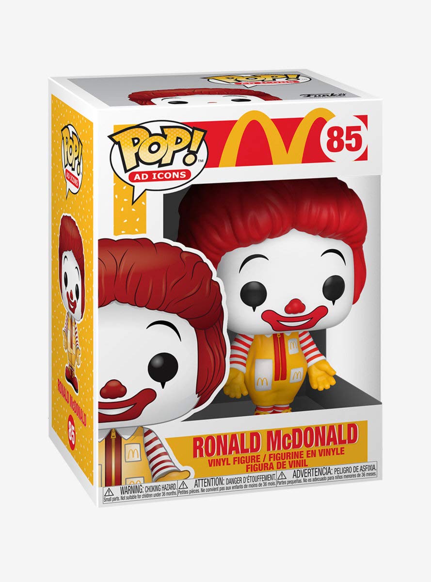 Funko Pop! Ad Icons: Mcdonald'S - Ronald Mcdonald, Multicolor