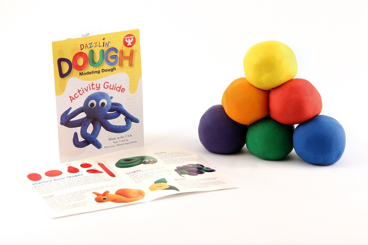 Hygloss Play Modeling Dough - 3Lb. - Easter Basket Stuffer - Unscented Dough - Safe & Non-Toxic For Kids Arts & Crafts - Party Favors - Classroom Supplies, Purple